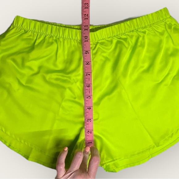 NWT | Ettitude | Signature Sateen Shorties | Lime Green | Small - Picture 9 of 12